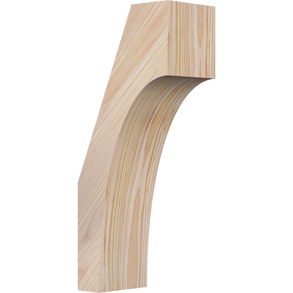 Ekena Millwork 3 1/2"W x 6"D x 14"H Westlake Smooth Knee Brace, Douglas Fir BRC04X06X14WTL00SDF - main